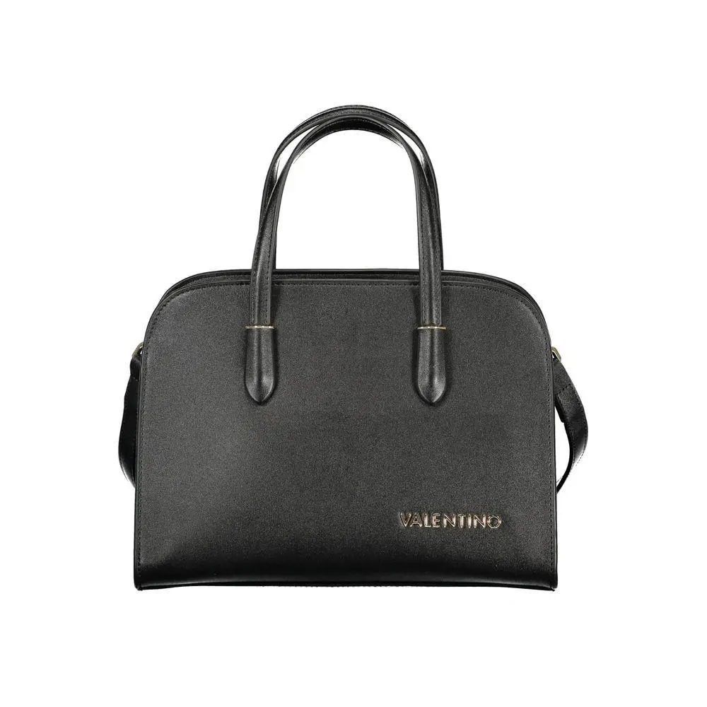 Mario Valentino Black Polyurethane Women`s Bag - VA-42492
