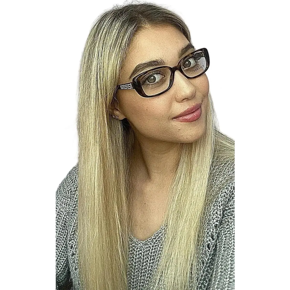 Versace Mod. 3178-B Tortoise 51mm Women`s Eyeglasses Frame Italy 8
