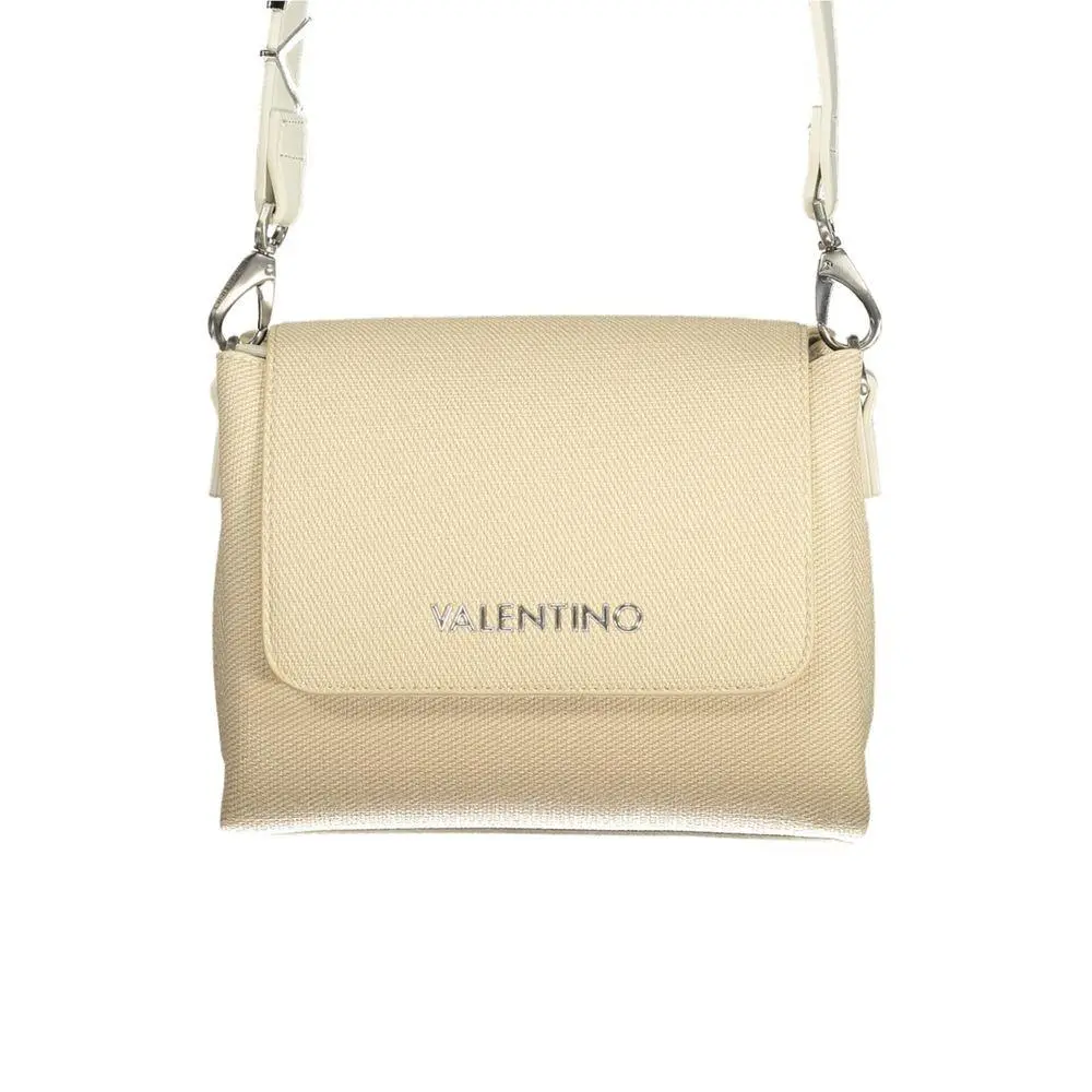 Mario Valentino Beige Polyurethane Women Bag - VA-44530