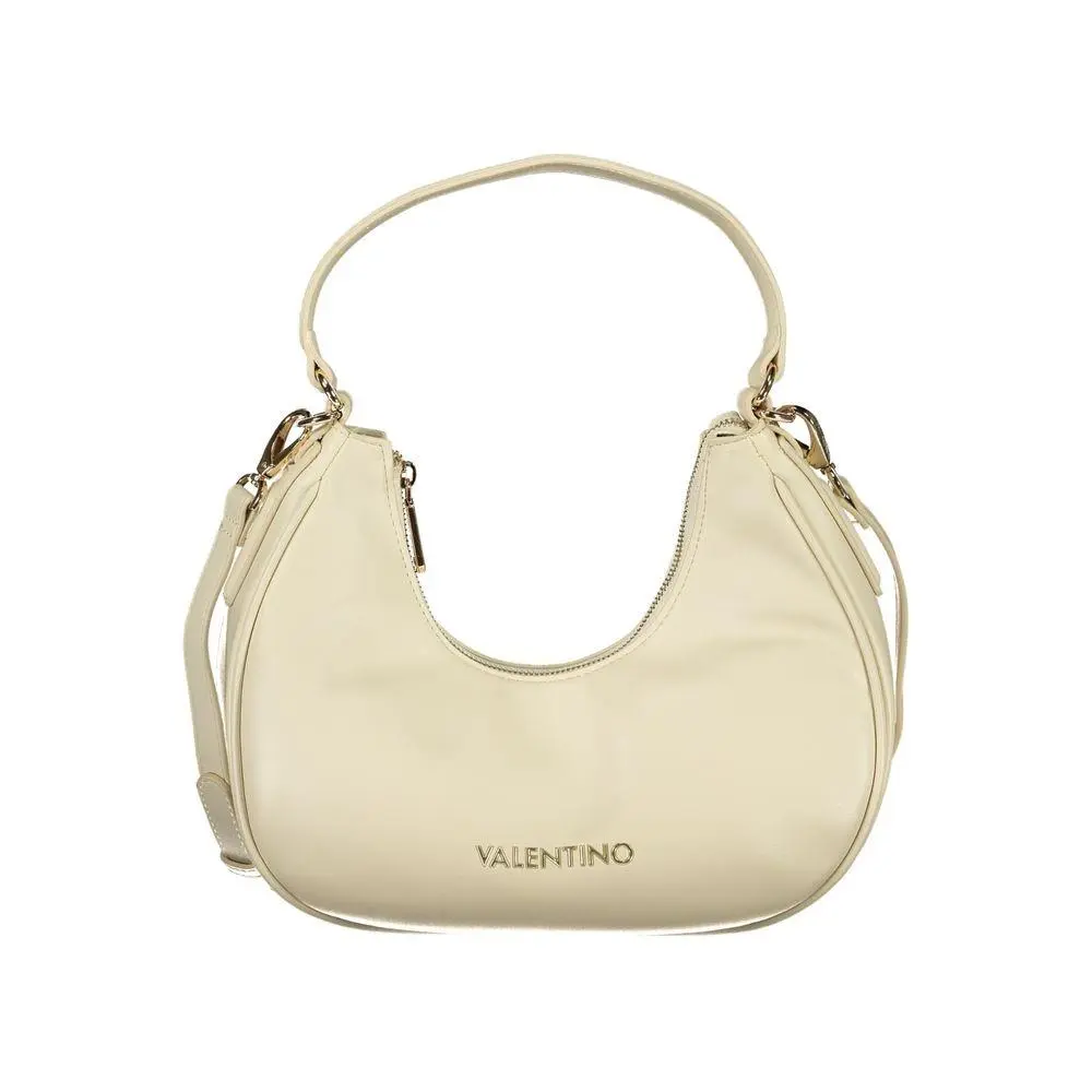 Mario Valentino Beige Polyurethane Women`s Bag - VA-44551