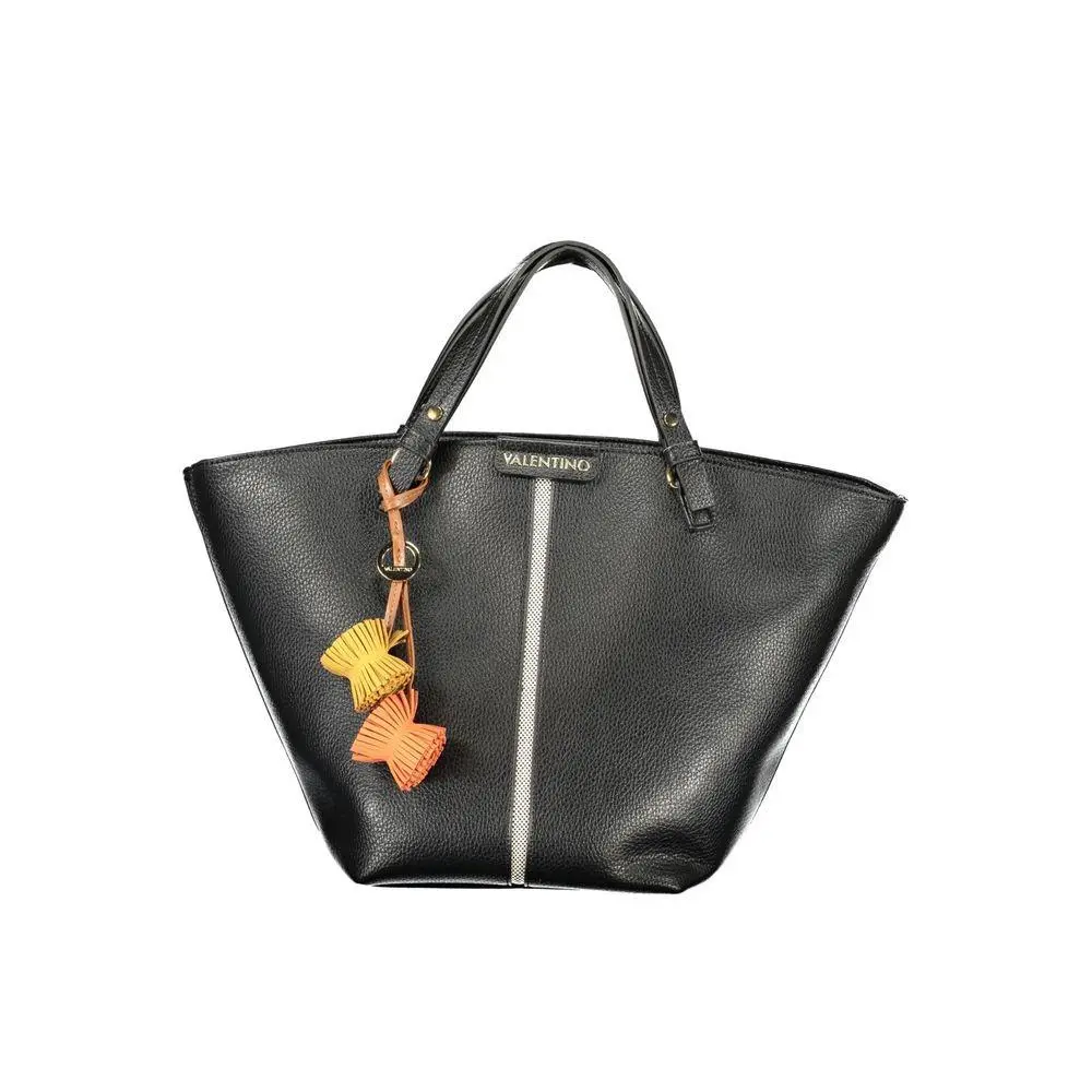 Mario Valentino Nero Polyurethane Women`s Bag - VA-44553
