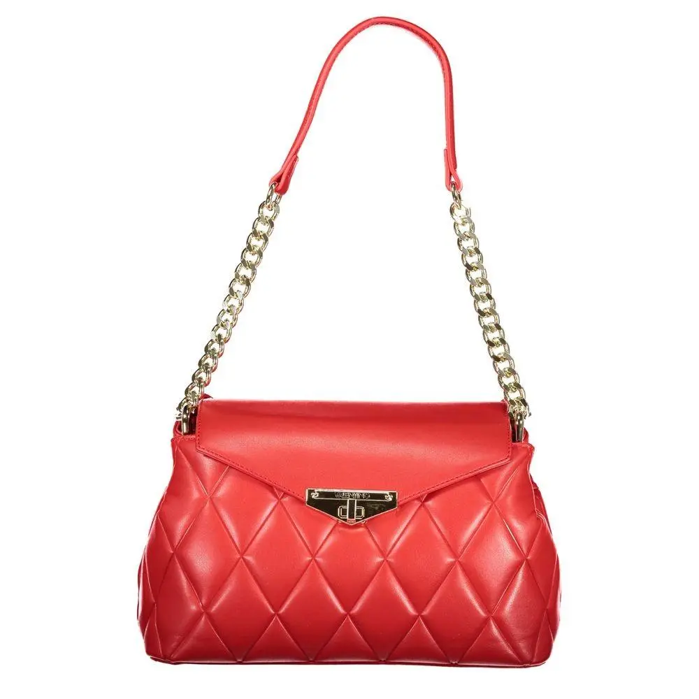 Mario Valentino Red Polyurethane Women`s Bag - VA-41132