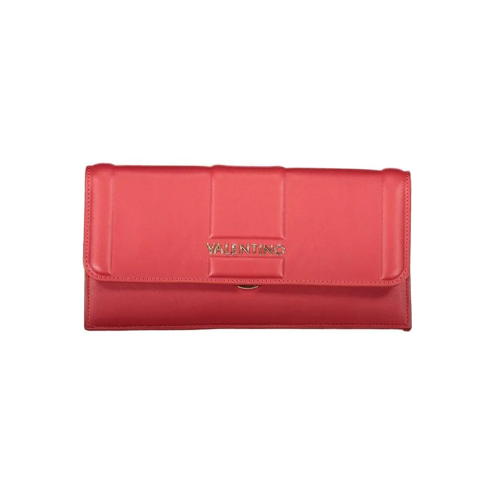 Valentino Rosso Polyurethane Women`s Bag For Effortless Style and Elegance