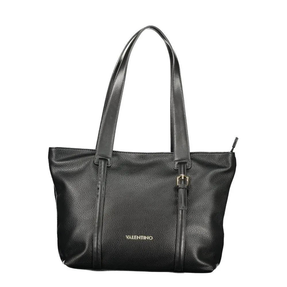 Valentino Black Polyurethane Women`s Bag For Sophisticated Accessorizing