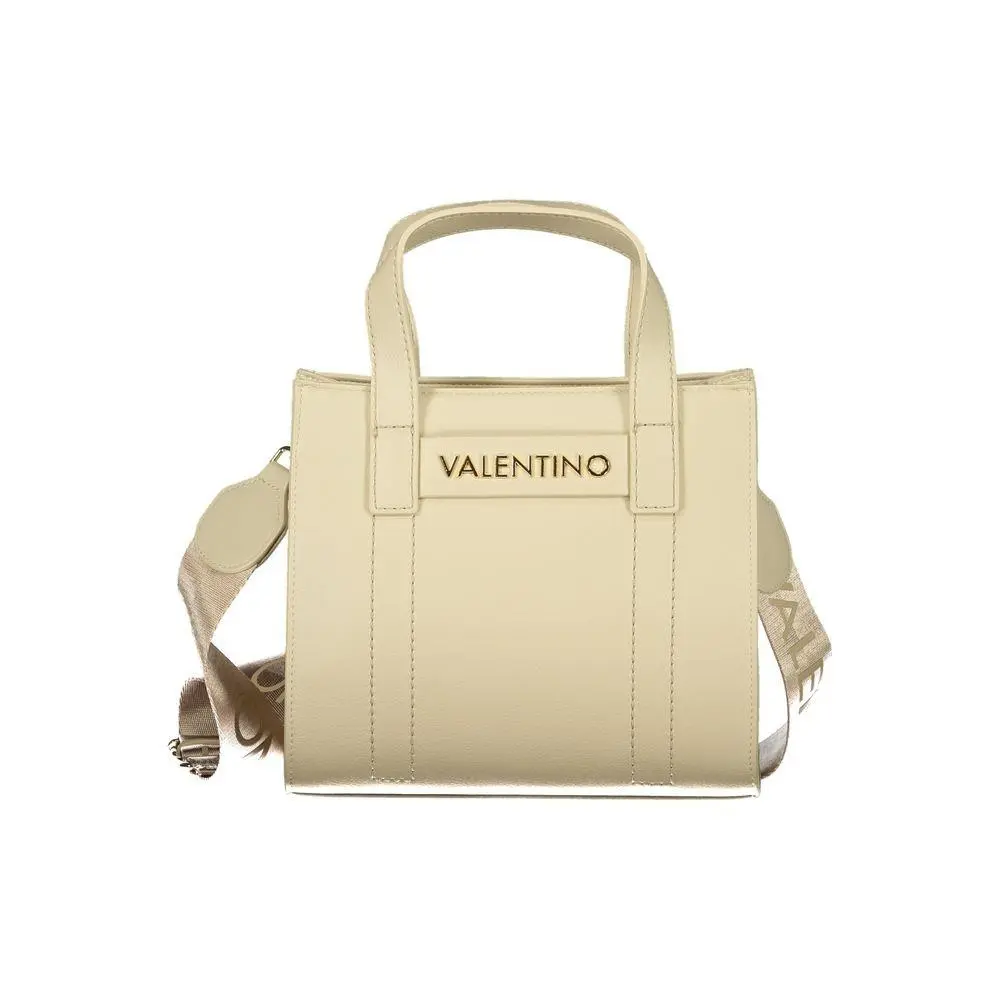 Mario Valentino Beige Polyester Women`s Bag