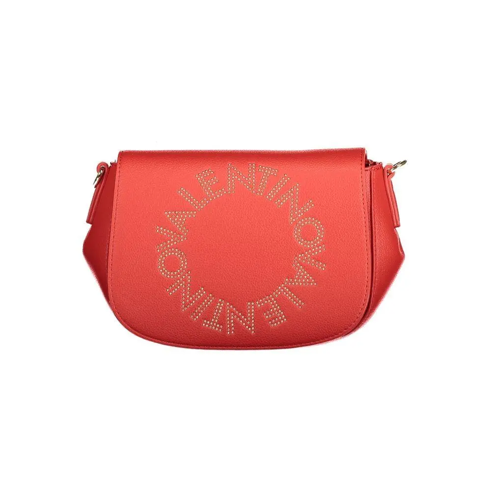 Mario Valentino Rosso Polyurethane Women`s Bag - VA-24287