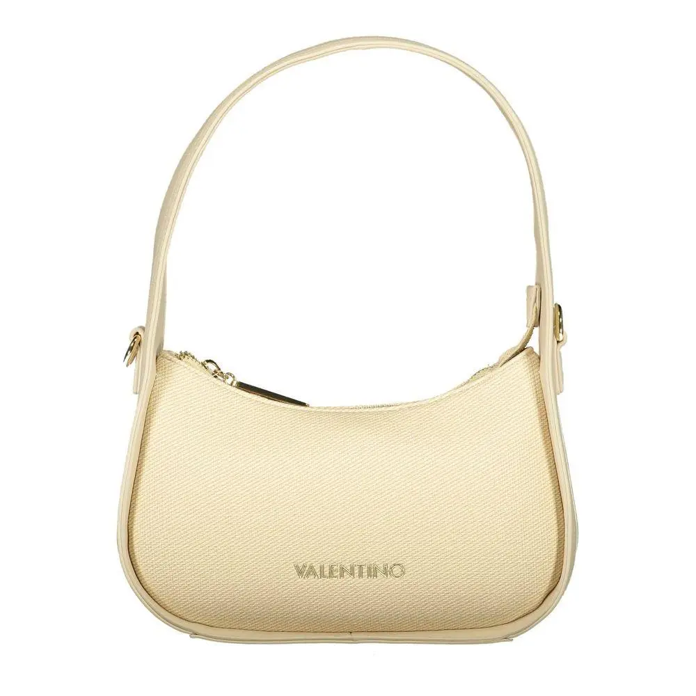 Mario Valentino Beige Polyurethane Women Bag - VA-45904