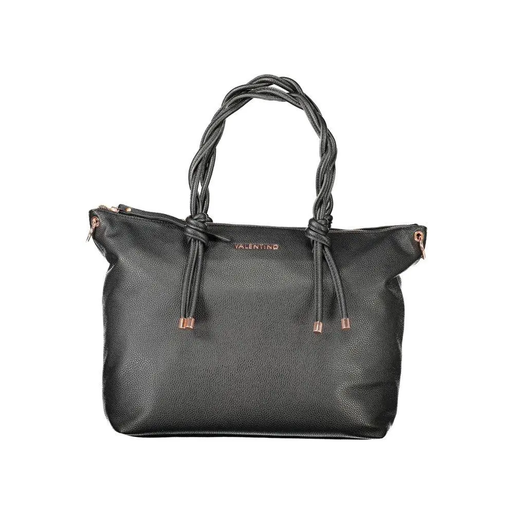 Mario Valentino Black Polyurethane Women`s Bag