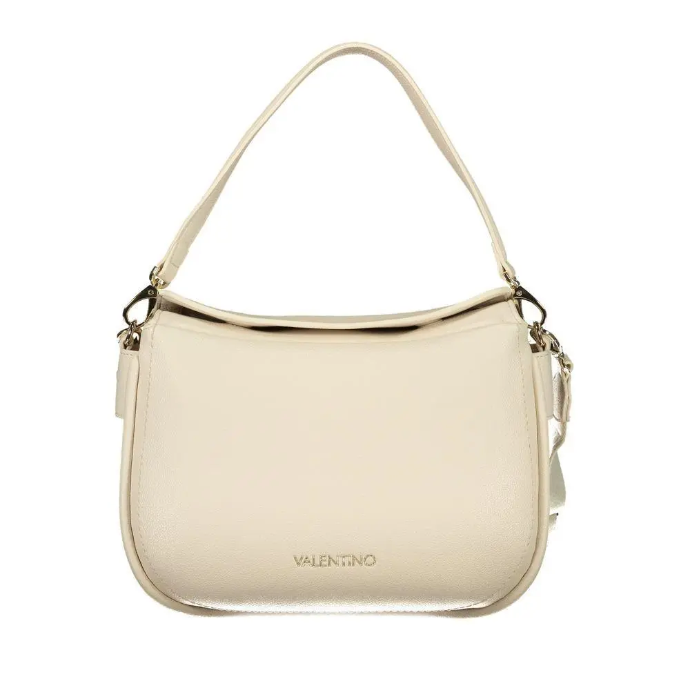 Mario Valentino Beige Polyurethane Women`s Bag