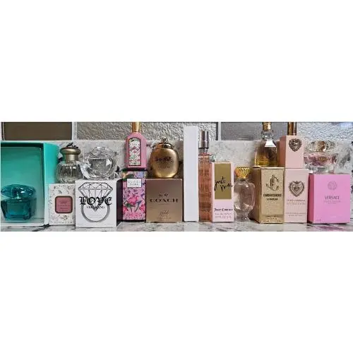10+ Womens High-end Perfume Minis Gucci Versace Vera Wang Tocca Coach Lancome