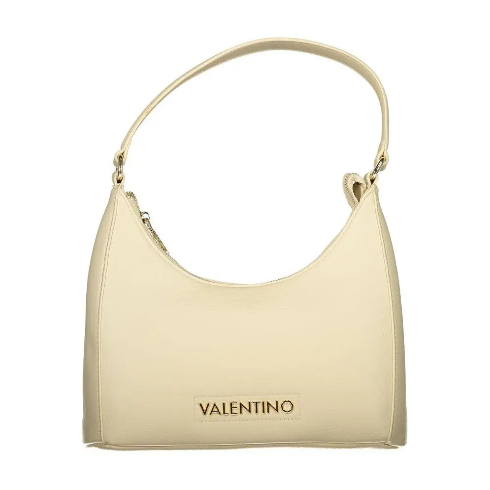 Valentino Beige Polyurethane Women`s Bag with Adjustable Shoulder Strap - VA-44471