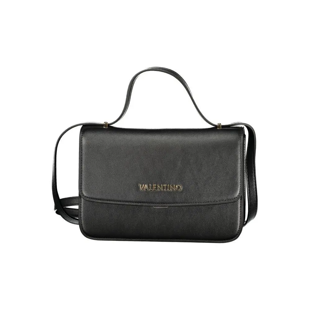 Mario Valentino Black Polyurethane Women`s Bag - VA-42469