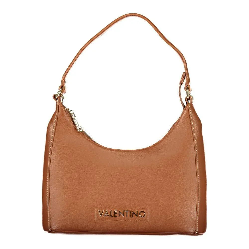 Mario Valentino Brown Polyurethane Women`s Bag - VA-44610