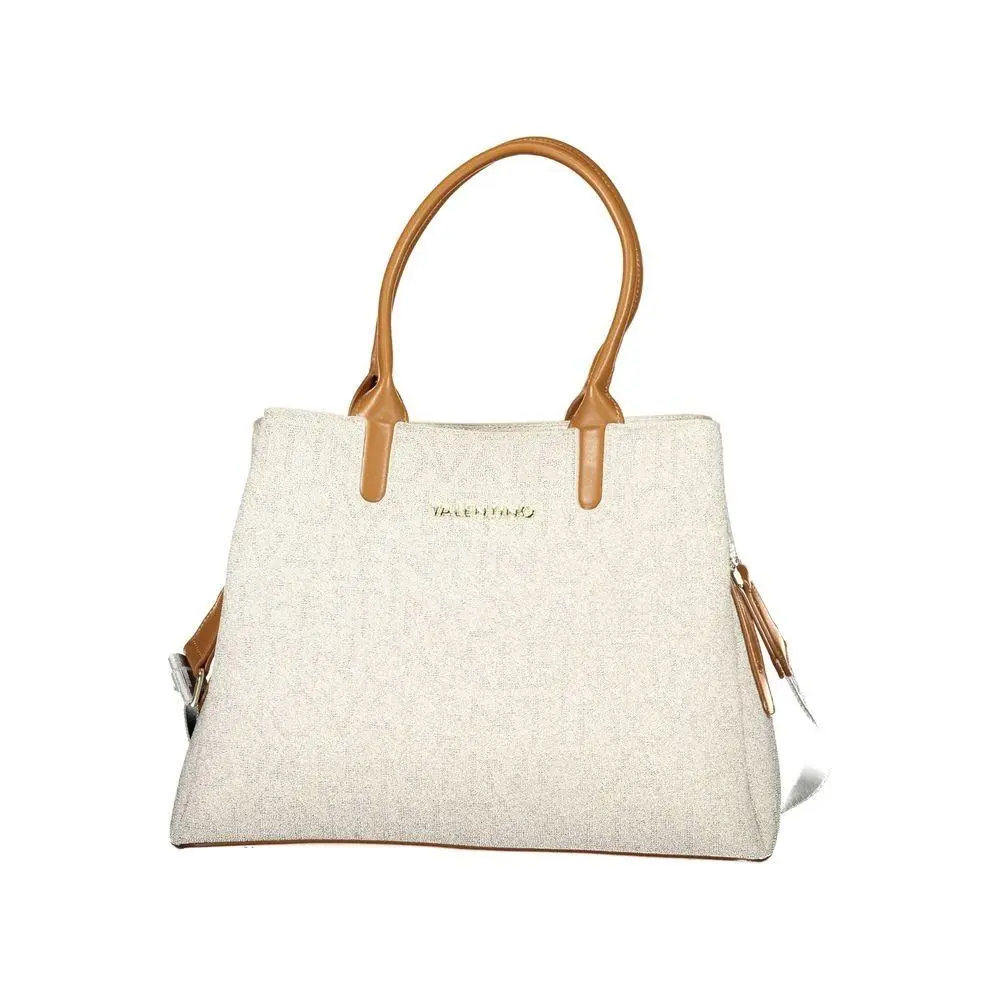 Mario Valentino Beige Polyurethane Womens Bag - VA-44600