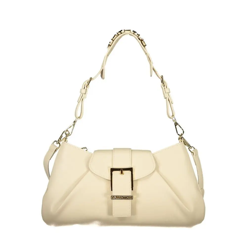 Mario Valentino Beige Polyurethane Women`s Bag - VA-44620