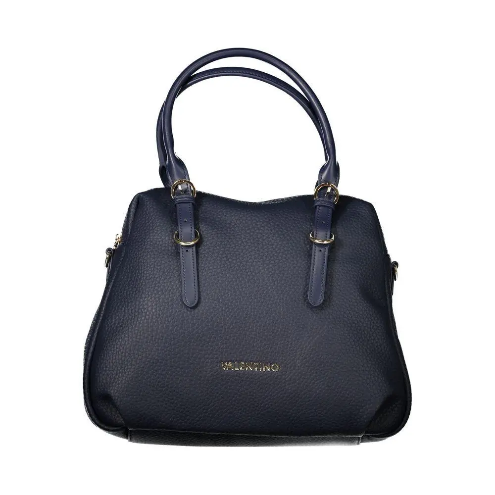 Mario Valentino Blue Polyurethane Women`s Bag