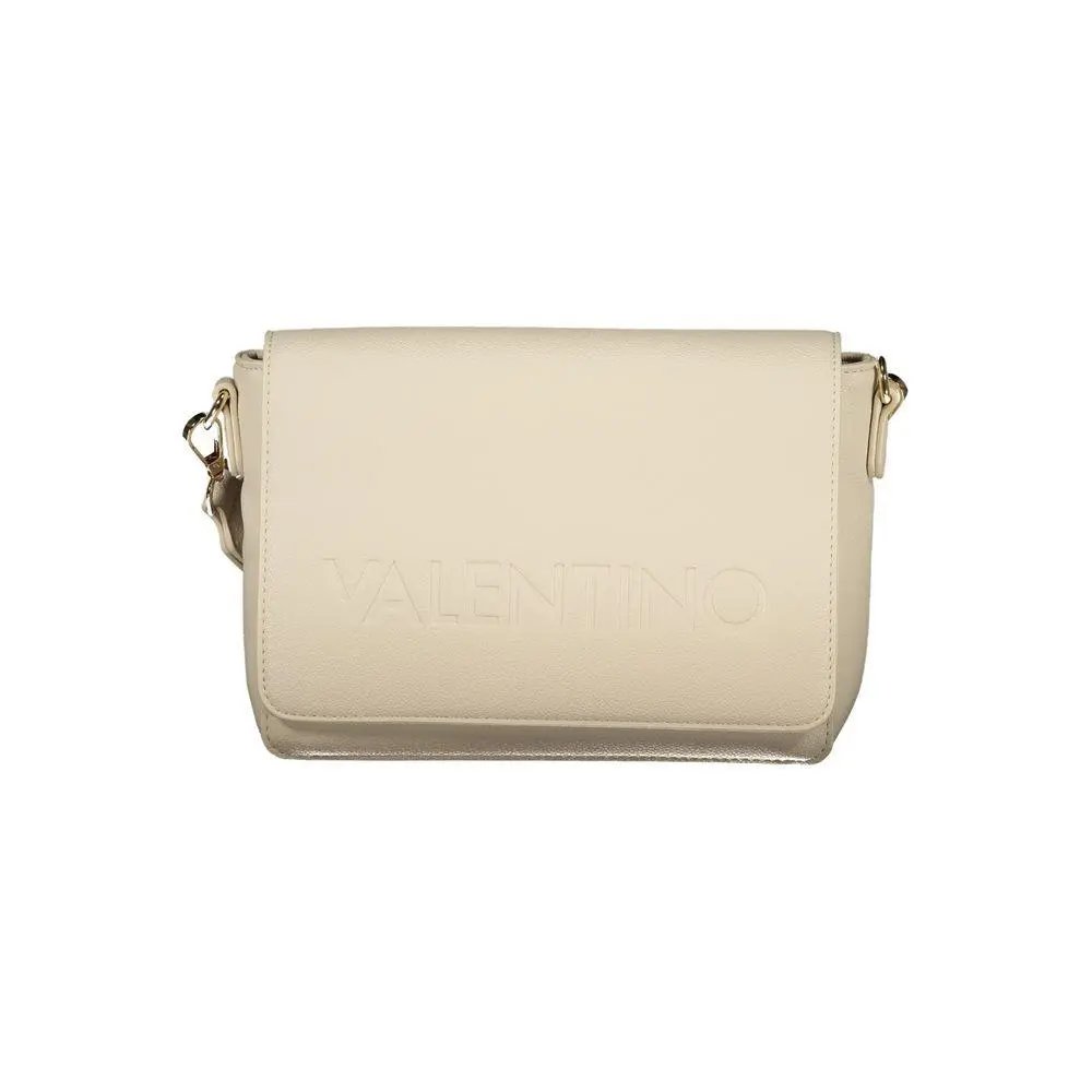 Mario Valentino Beige Polyurethane Women`s Bag - VA-44589