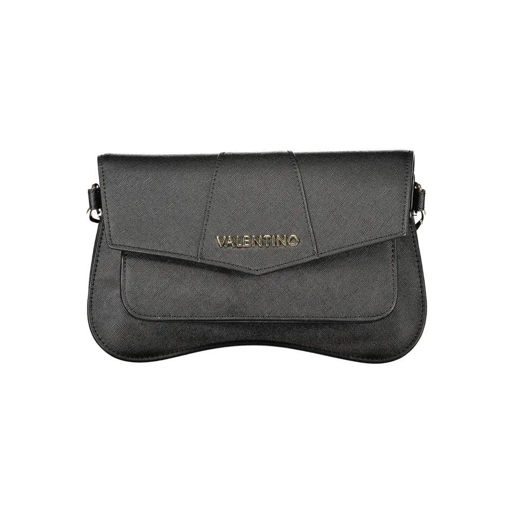 Mario Valentino Black Polyurethane Women`s Bag - VA-39077