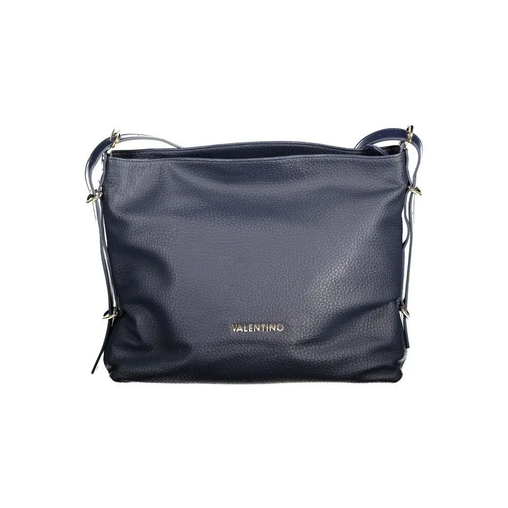 Valentino Blue Poliuretano Women`s Bag with Shoulder Handle