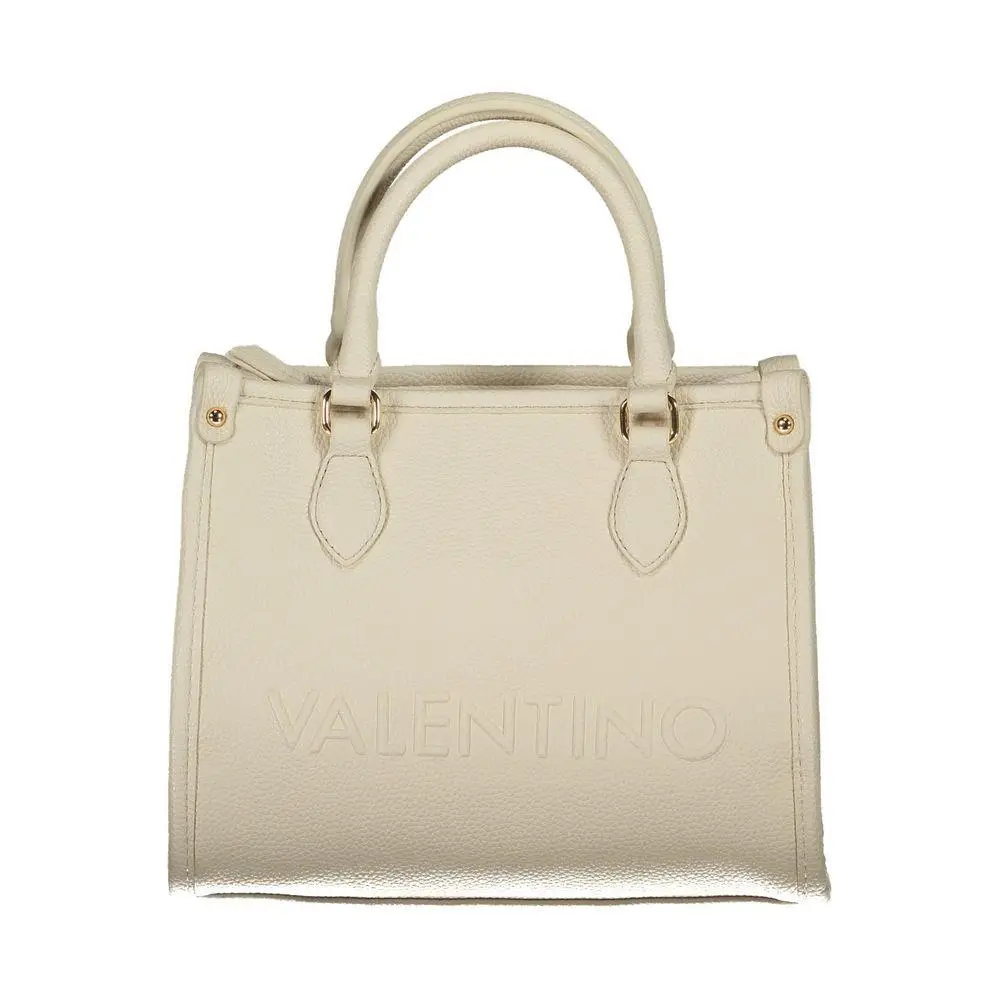 Mario Valentino Beige Polyurethane Women`s Bag - VA-36102