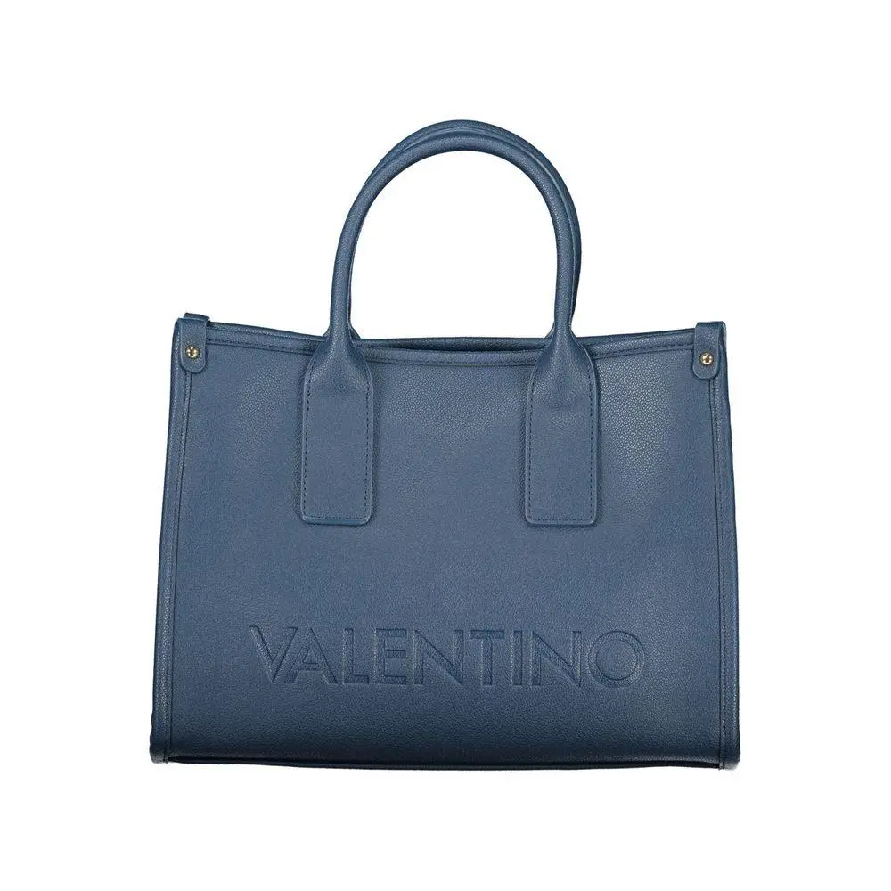 Mario Valentino Blue Polyurethane Women`s Bag - VA-41101