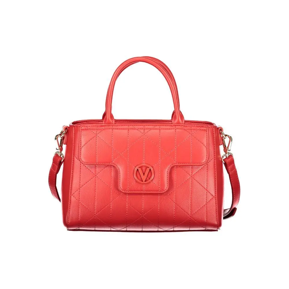 Mario Valentino Rosso Polyurethane Women`s Bag - VA-44603