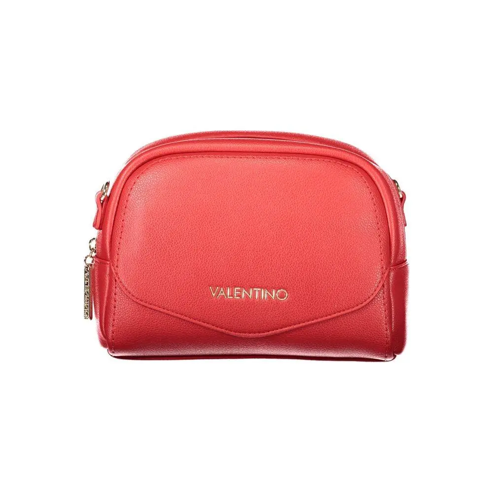 Valentino Rosso Polyurethane Women`s Bag with Adjustable Shoulder Strap - VA-45062