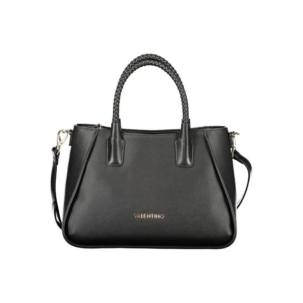 Valentino Nero Poliuretano Women`s Bag with Adjustable Shoulder Strap