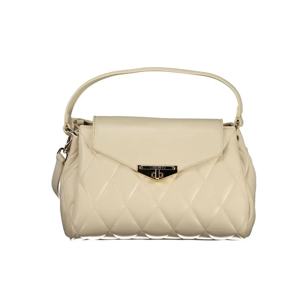 Mario Valentino Beige Polyurethane Womens Bag - VA-41084