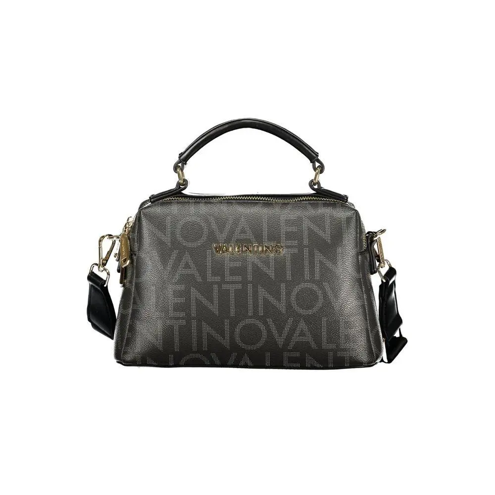 Valentino Nero Poliuretano Donna Bag with Adjustable and Removable Strap - VA-41994