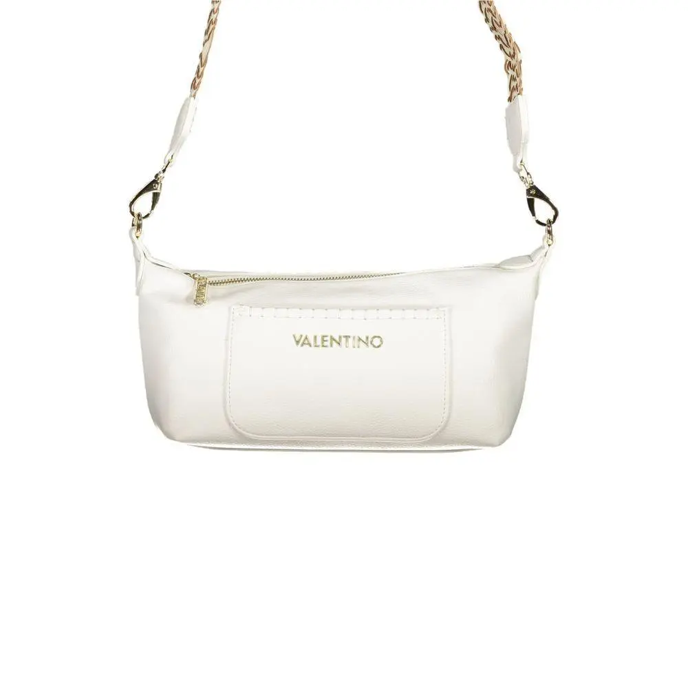 Mario Valentino Bianco Polyurethane Women`s Bag - VA-45923