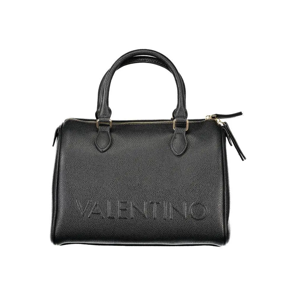 Mario Valentino Black Polyurethane Women`s Bag - VA-39168