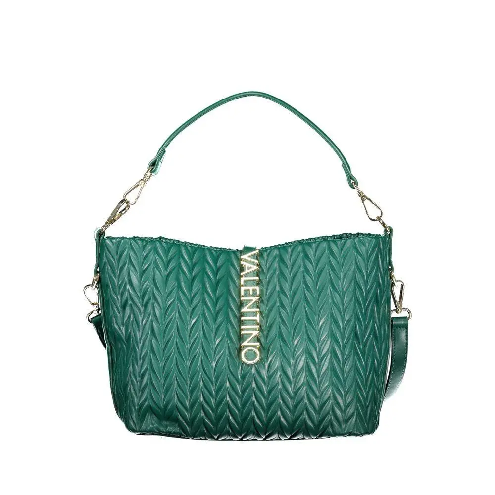 Mario Valentino Verde Poliuretano Women`s Shoulder Bag