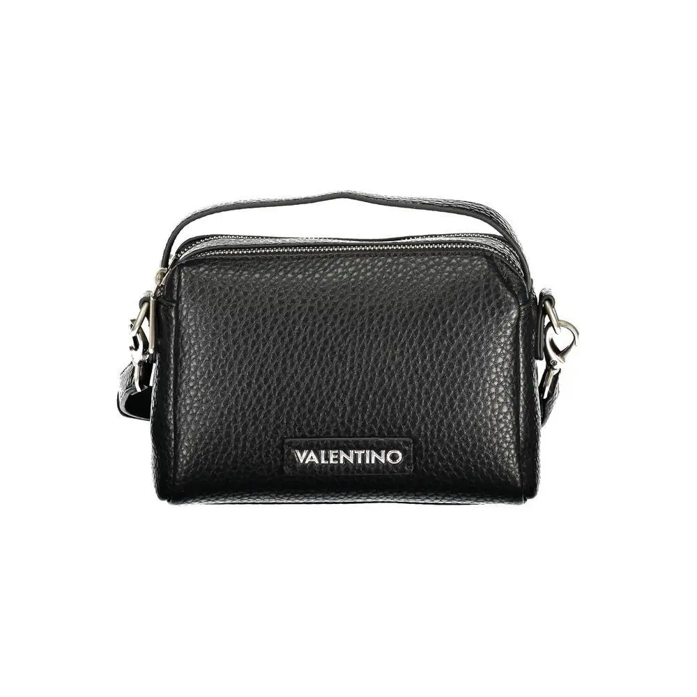 Mario Valentino Black Polyurethane Women`s Bag - VA-42122