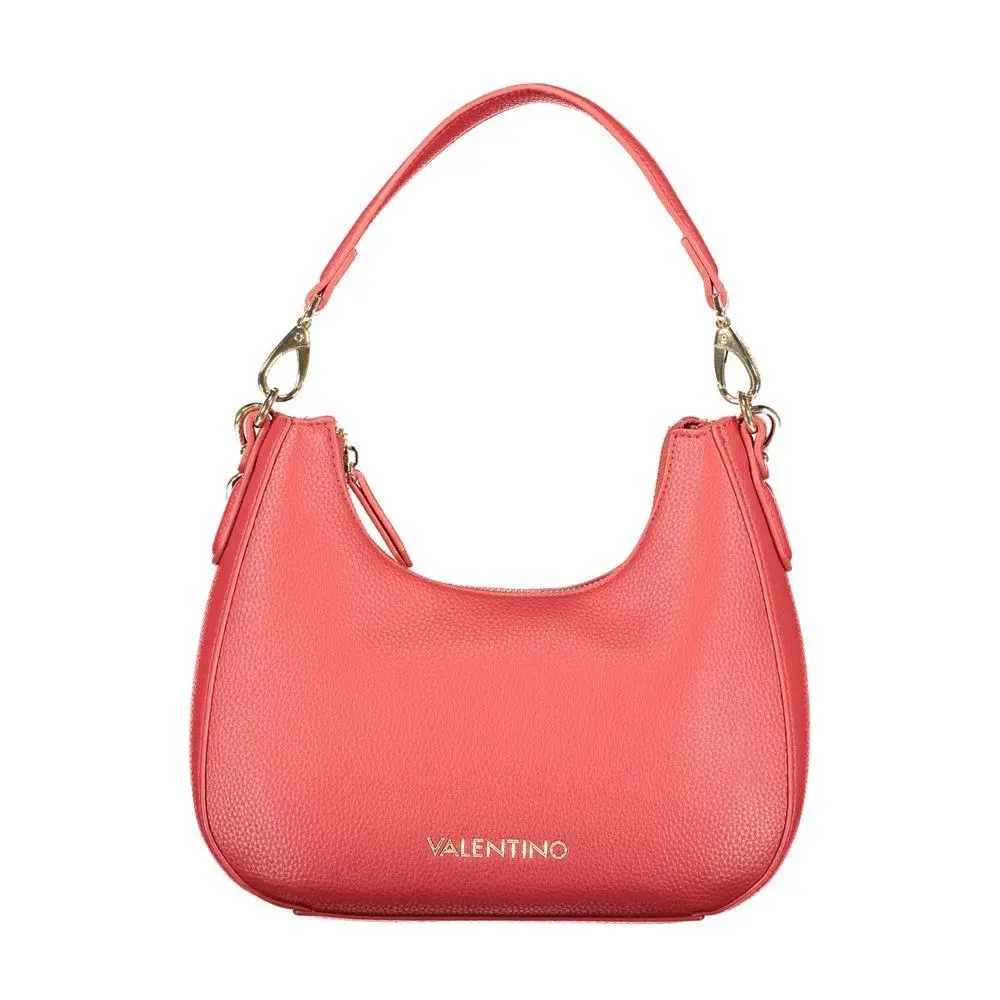 Valentino Rosso Polyurethane Women`s Bag with Removable Shoulder Strap - VA-44514