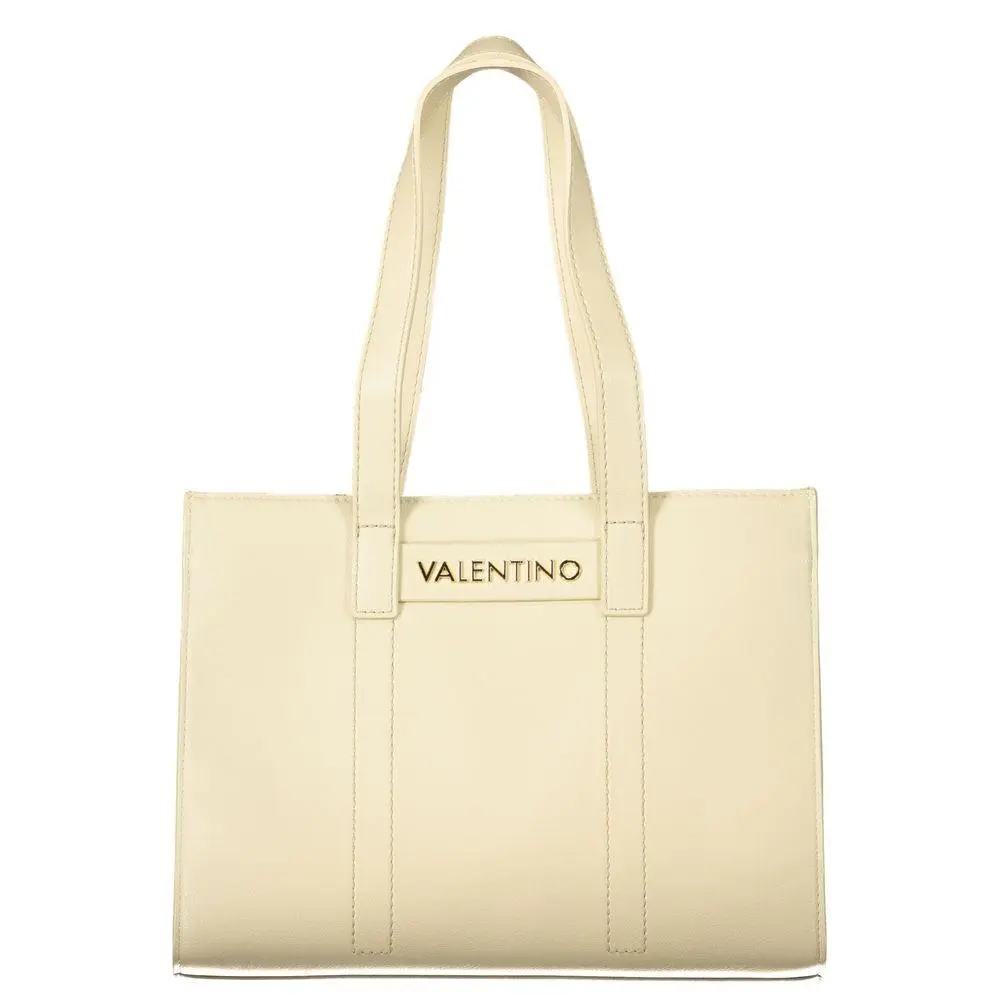 Mario Valentino Beige Polyurethane Womens Bag - VA-44474