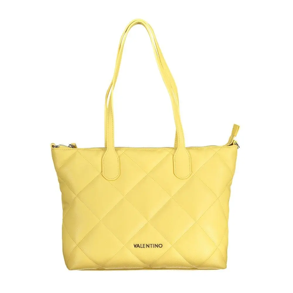 Mario Valentino Yellow Polyurethane Women`s Bag