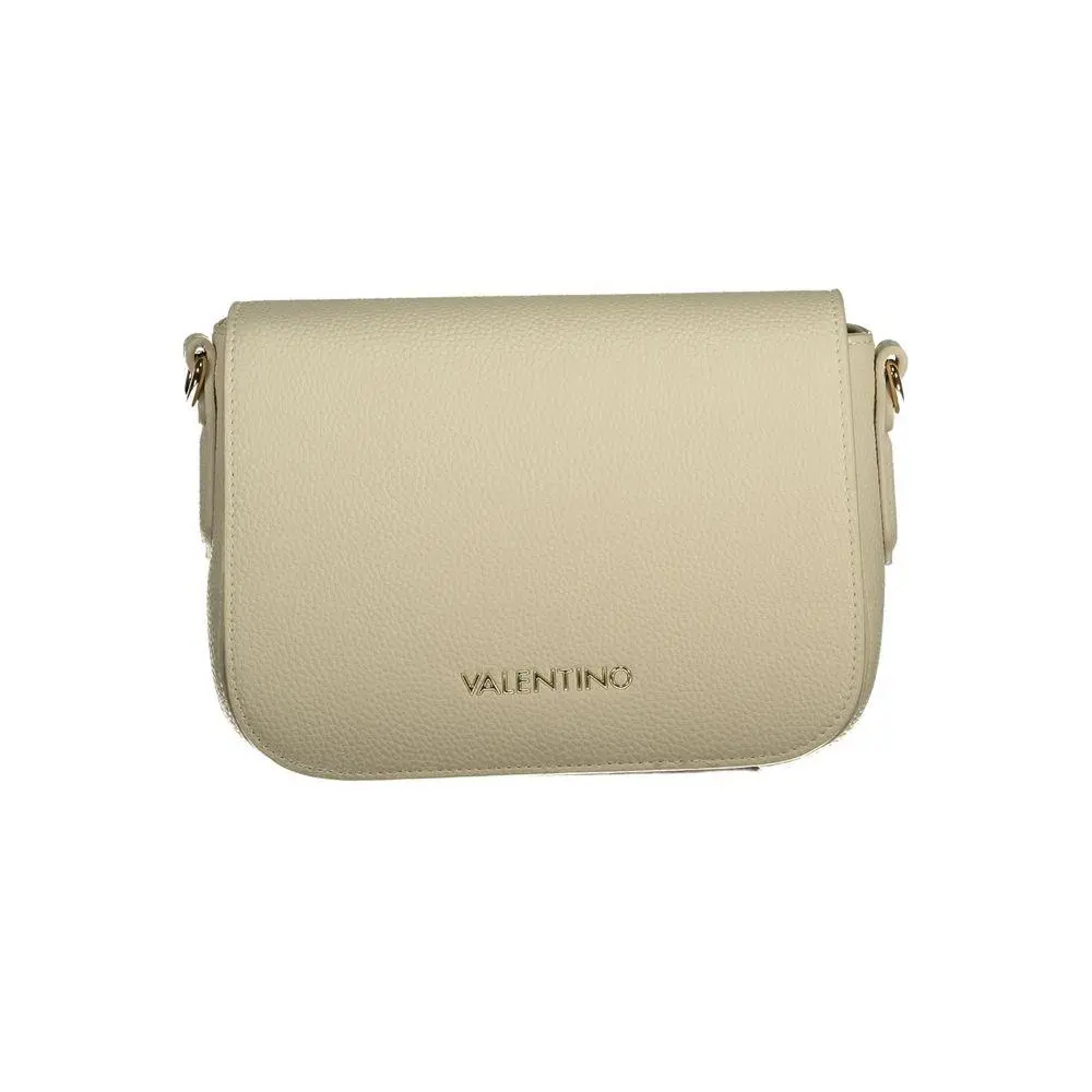 Mario Valentino Beige Polyurethane Women Bag - VA-44472