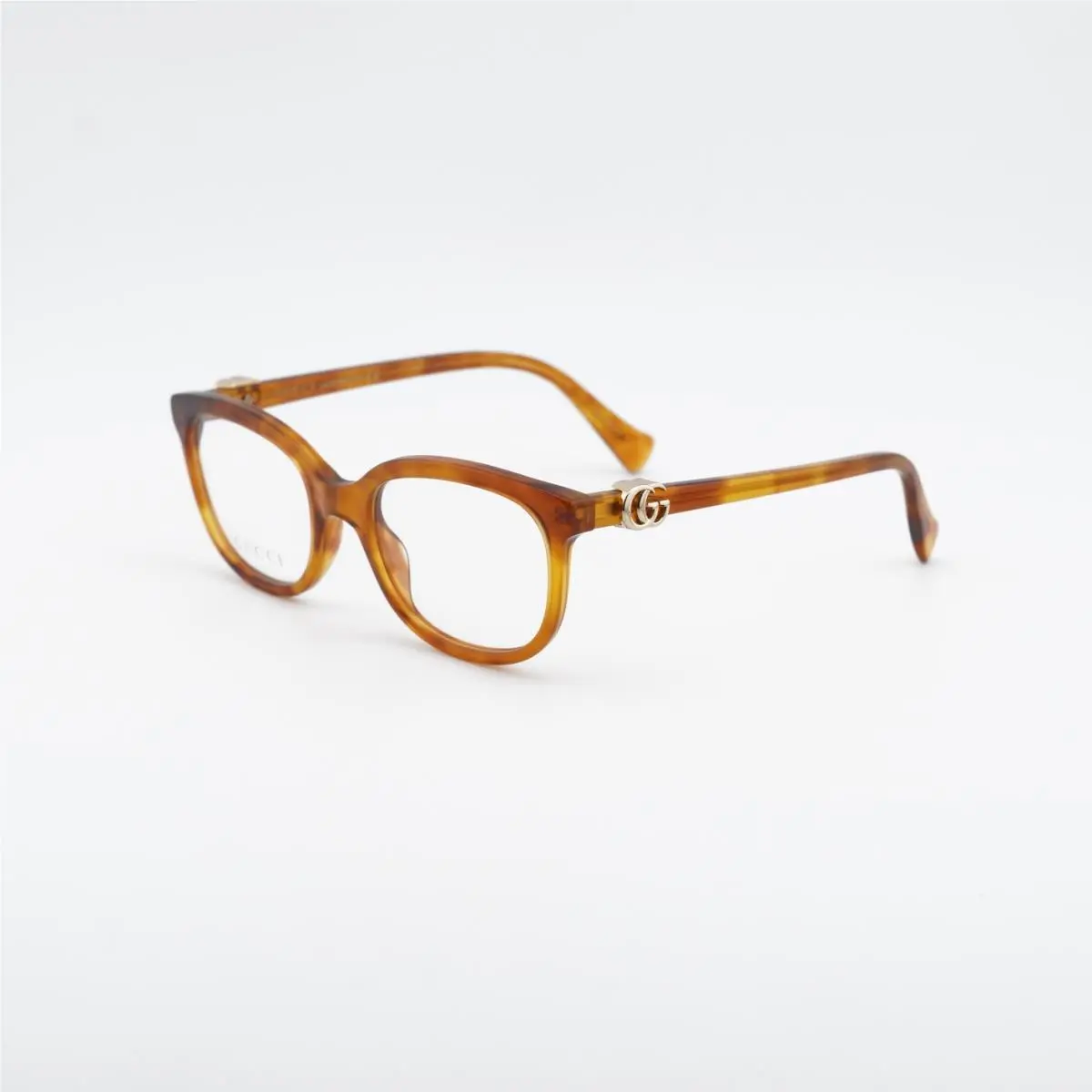 Gucci GG1075O 002 Light Havana 48mm Eyeglasses