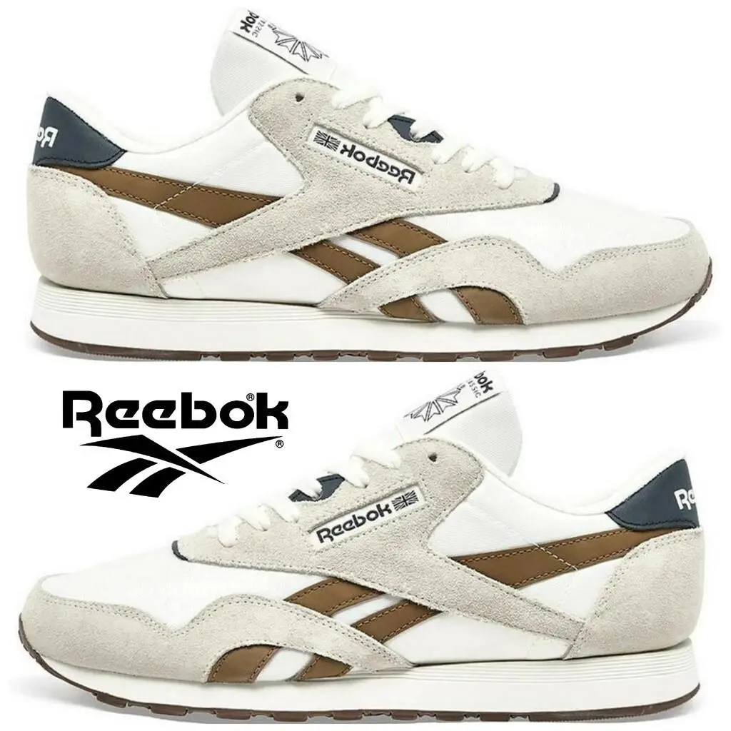 Reebok shoes - Reebok Classic Nylon - Classic Nylon - Beige, Manufacturer: Chalk/Utility Brown/Beige 6