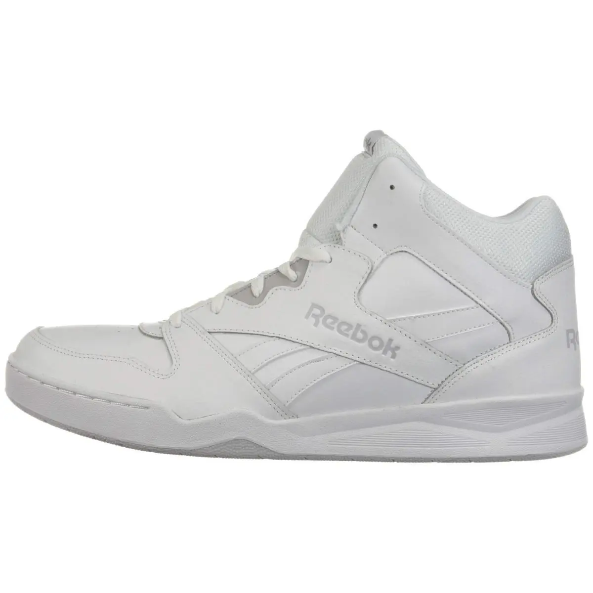 Reebok Mens Royal BB4500 Hi2 High Top Basketball Sneakers White Leather Shoes NB