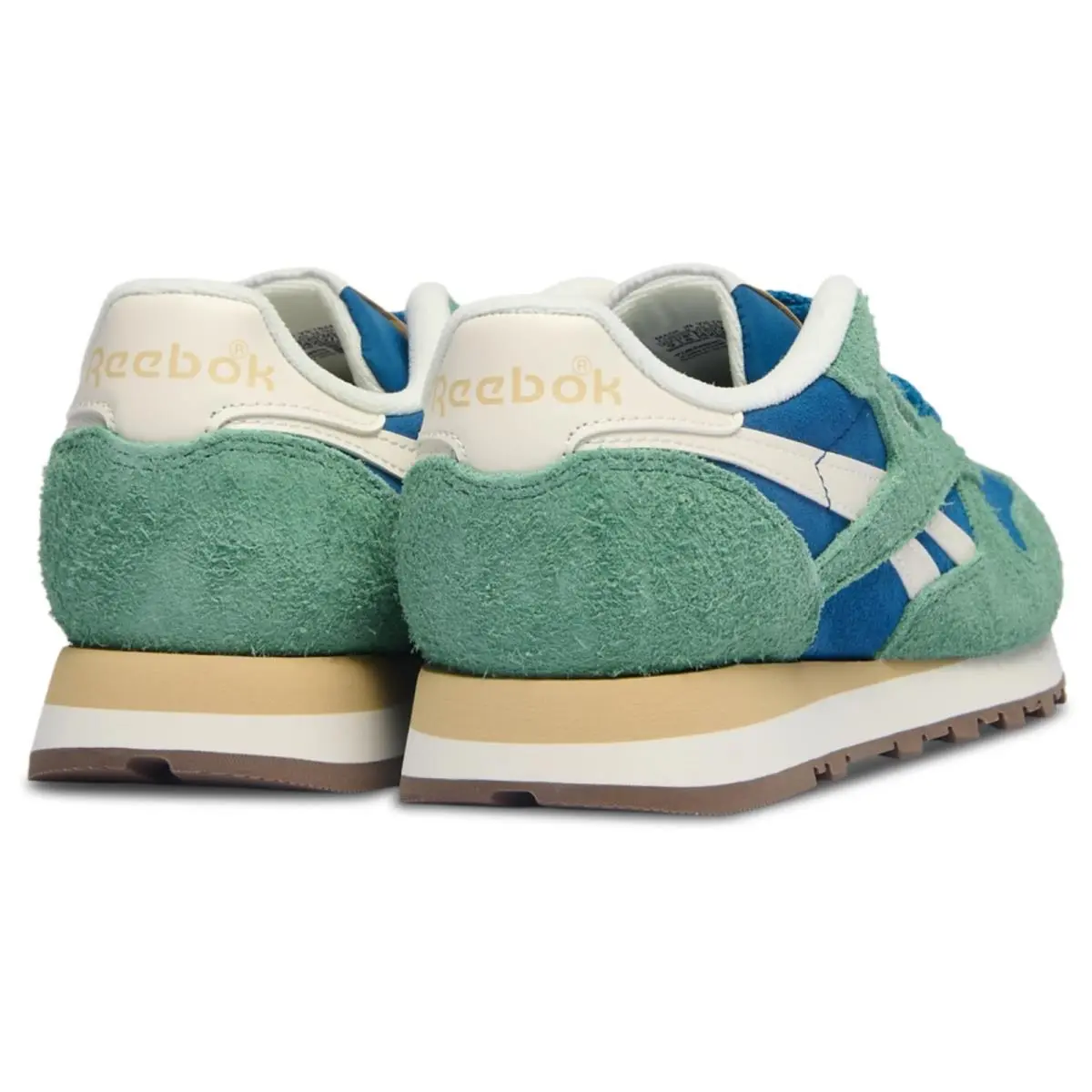 Reebok shoes - Reebok Classic Leather - Classic Leather - Green, Manufacturer: Soft Grey/Still Grey/Chalk 10