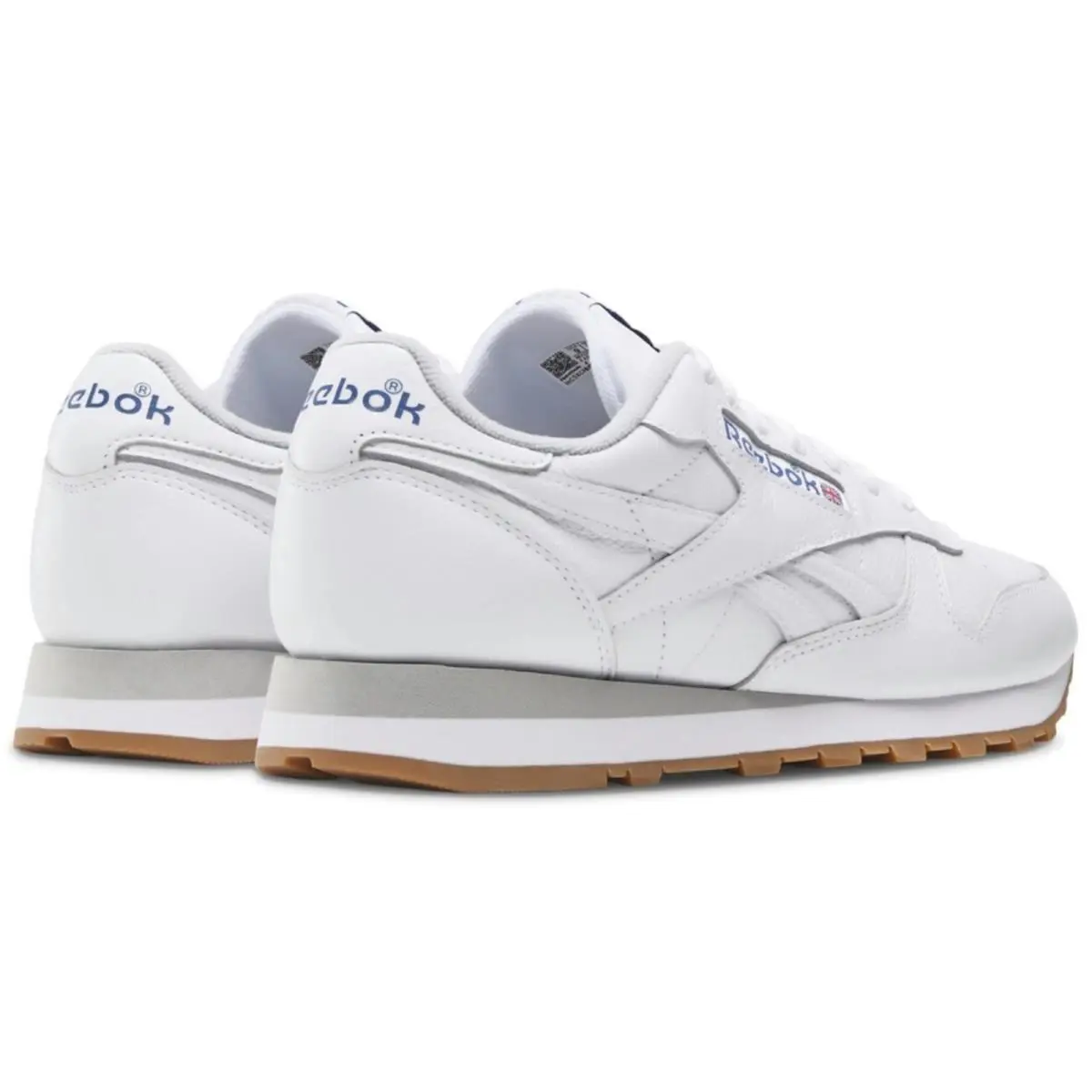 Reebok shoes - Reebok Classic Leather - Classic Leather - White, Manufacturer: Blue/Footwear White/Gum 16