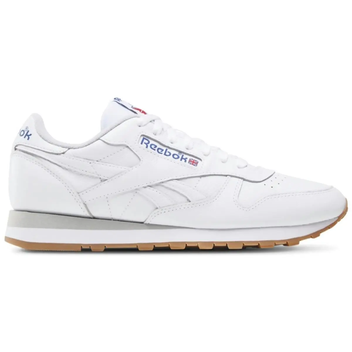 Reebok shoes - Reebok Classic Leather - Classic Leather - White, Manufacturer: Blue/Footwear White/Gum 19