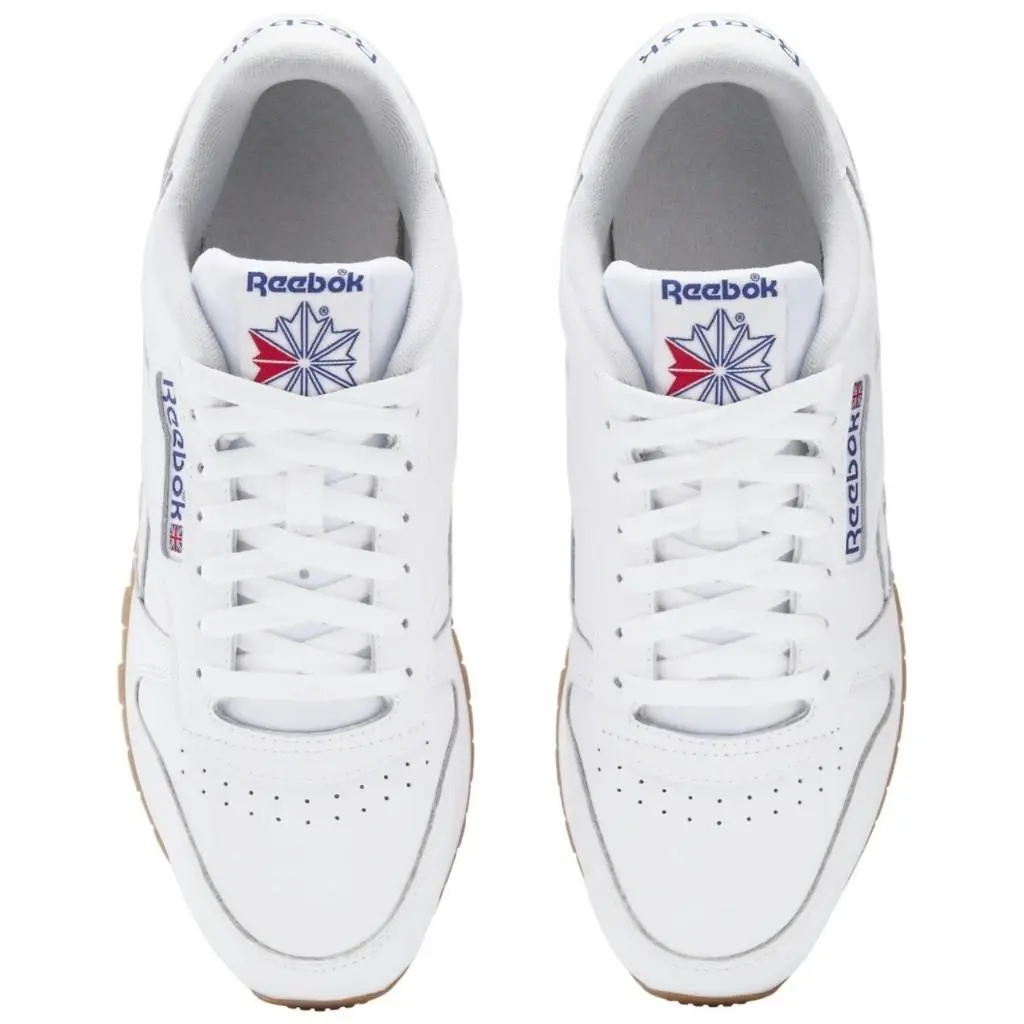 Reebok shoes - Reebok Classic Leather - Classic Leather - White, Manufacturer: Blue/Footwear White/Gum 27