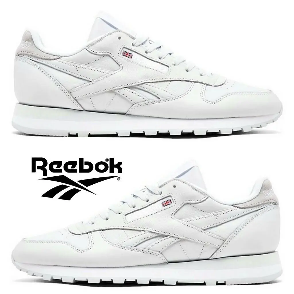 Reebok shoes - Reebok Classic Leather - Classic Leather - Gray, Manufacturer: Barely Grey/Barely Grey/White 6