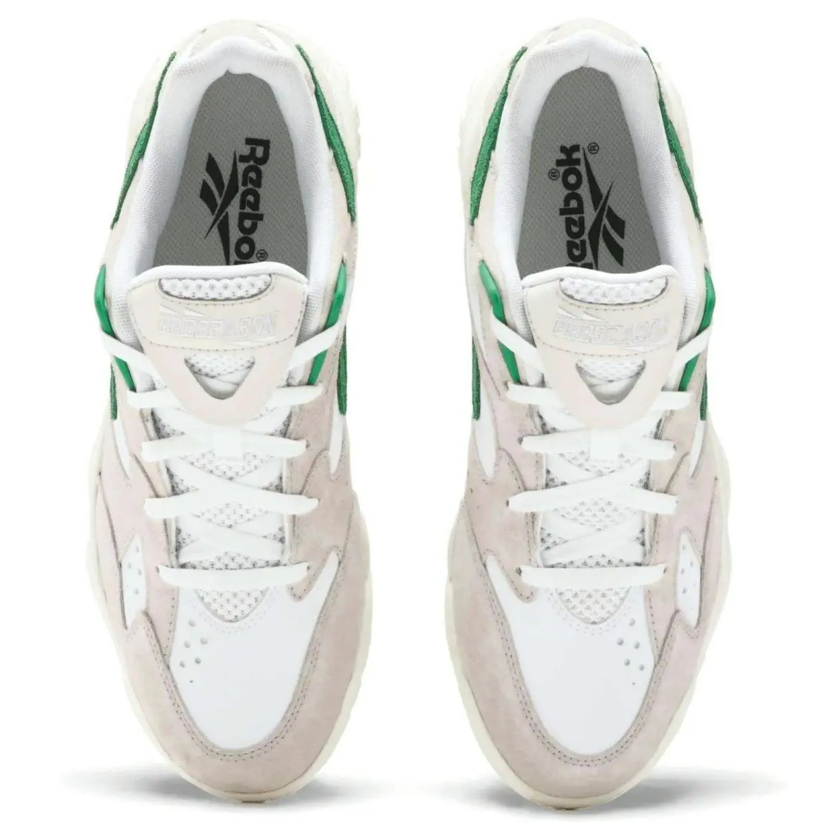 Reebok shoes - Reebok Preseason 94 - Preseason - Gray, Manufacturer: Luxe Grey/Chalk/Glen Green 12