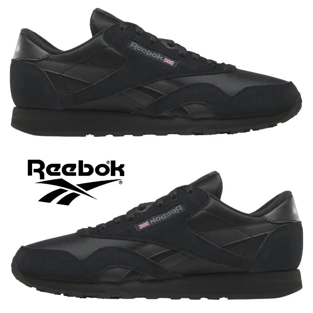 Reebok shoes - Reebok Classic Nylon - Classic Nylon - Black, Manufacturer: Black/Grey/Black 19