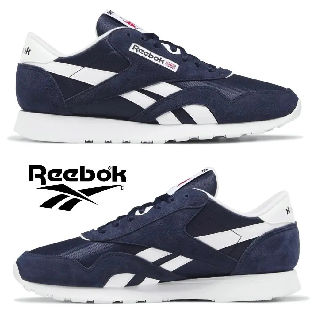 Reebok shoes - Reebok Classic Nylon - Classic Nylon - Blue, Manufacturer: Vector Navy / Ftwr White / Ftwr White 17
