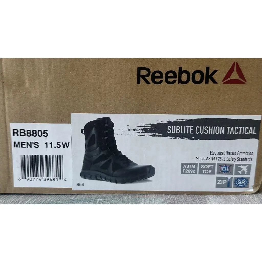 Reebok shoes - Reebok RB8805 Sublite - Sublite - RB8809 - Black (UPC: 690774396814) 7